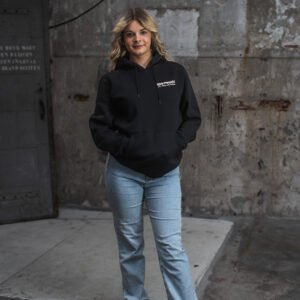 nob studios hoodie black/white