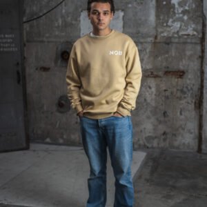 club nob sweater beige/white